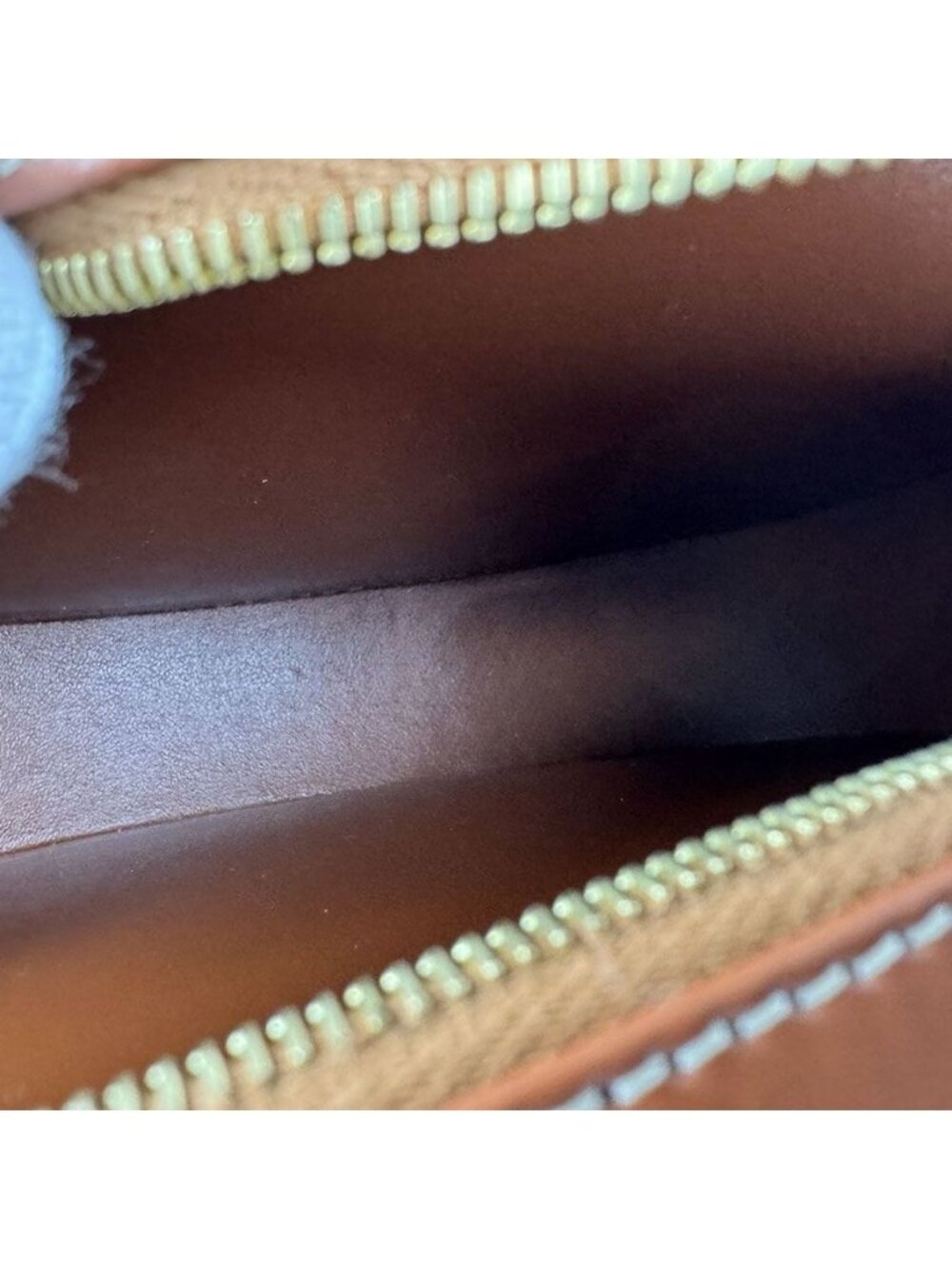 Celine Shoulder Bag Oval Purse Cuir Triomphe - Picture 11 of 12